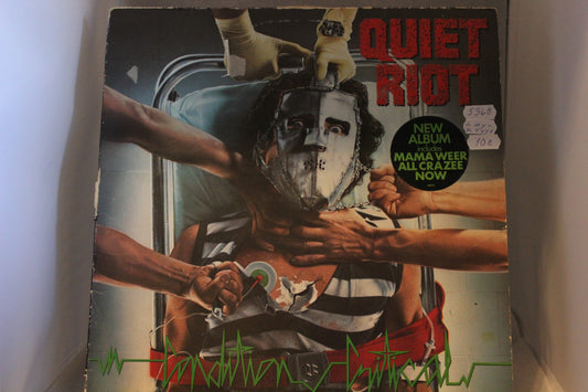 Quiet Riot Condition critical lp-levy