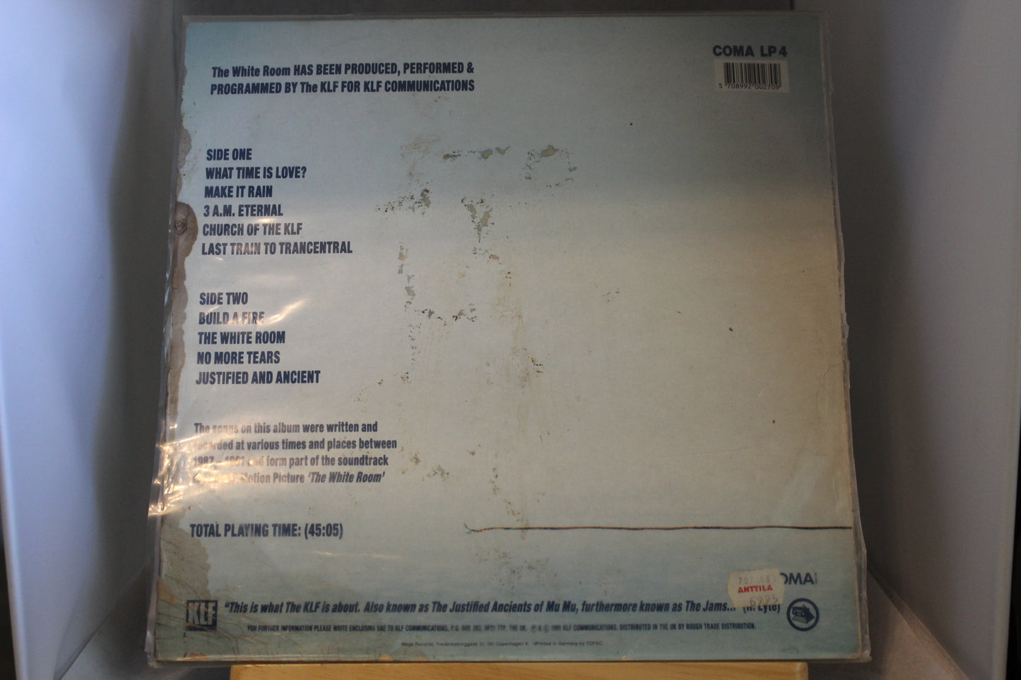 The Klf The white room lp-levy