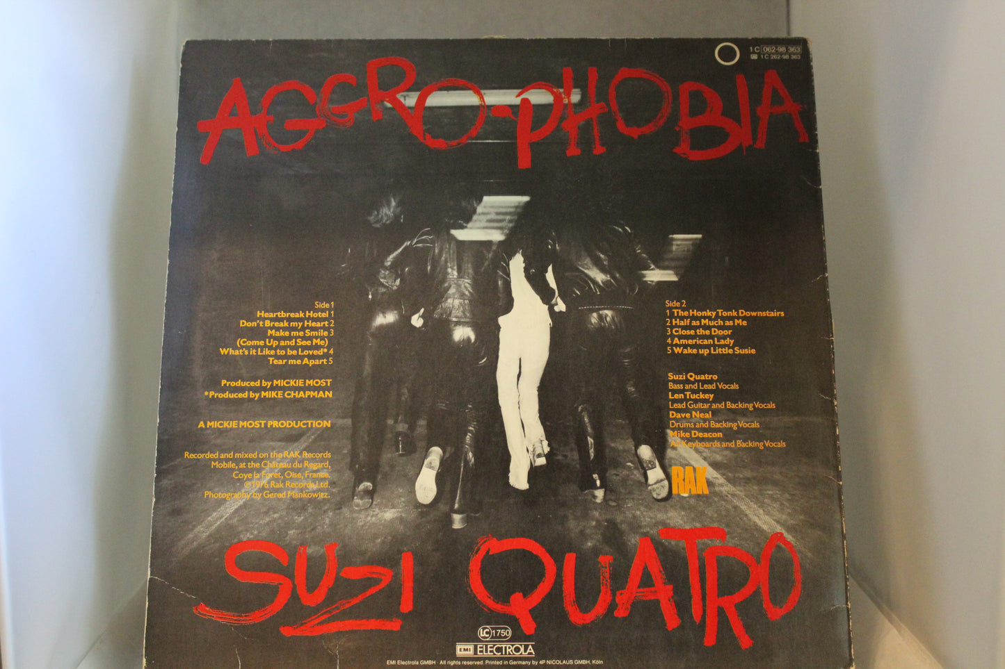 Suzi Quatro Aggro Phobia lp-levy