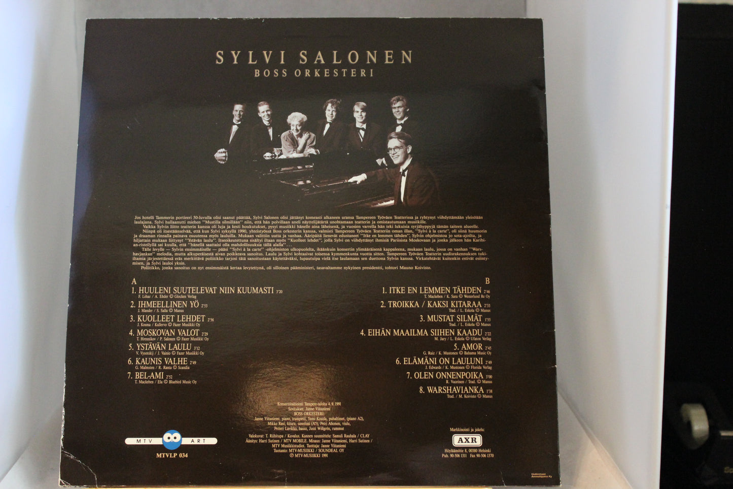 Sylvi Salonen Boss Orkesteri Sylvi lp-levy