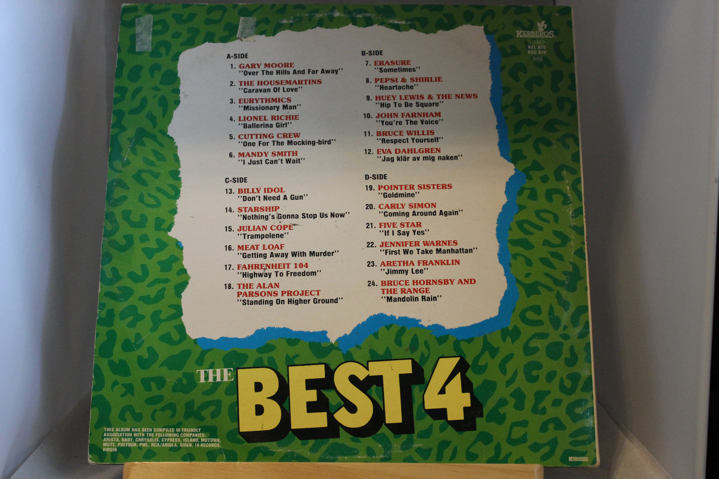 The Best 4 lp-levy Tupla