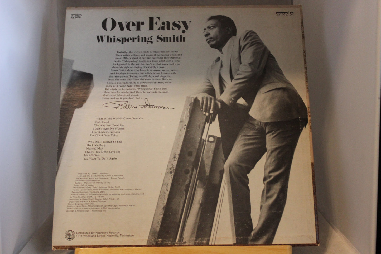 Whispering Smith Over easy lp-levy