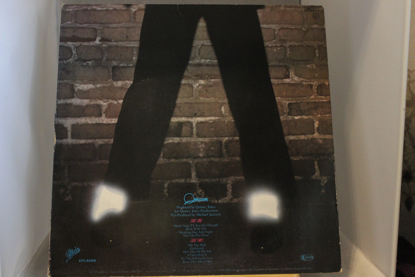 Michael Jackson off the wall lp-levy