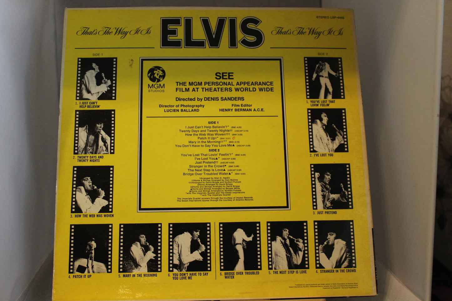 Elvis Presley Thats the way it is lp-levy