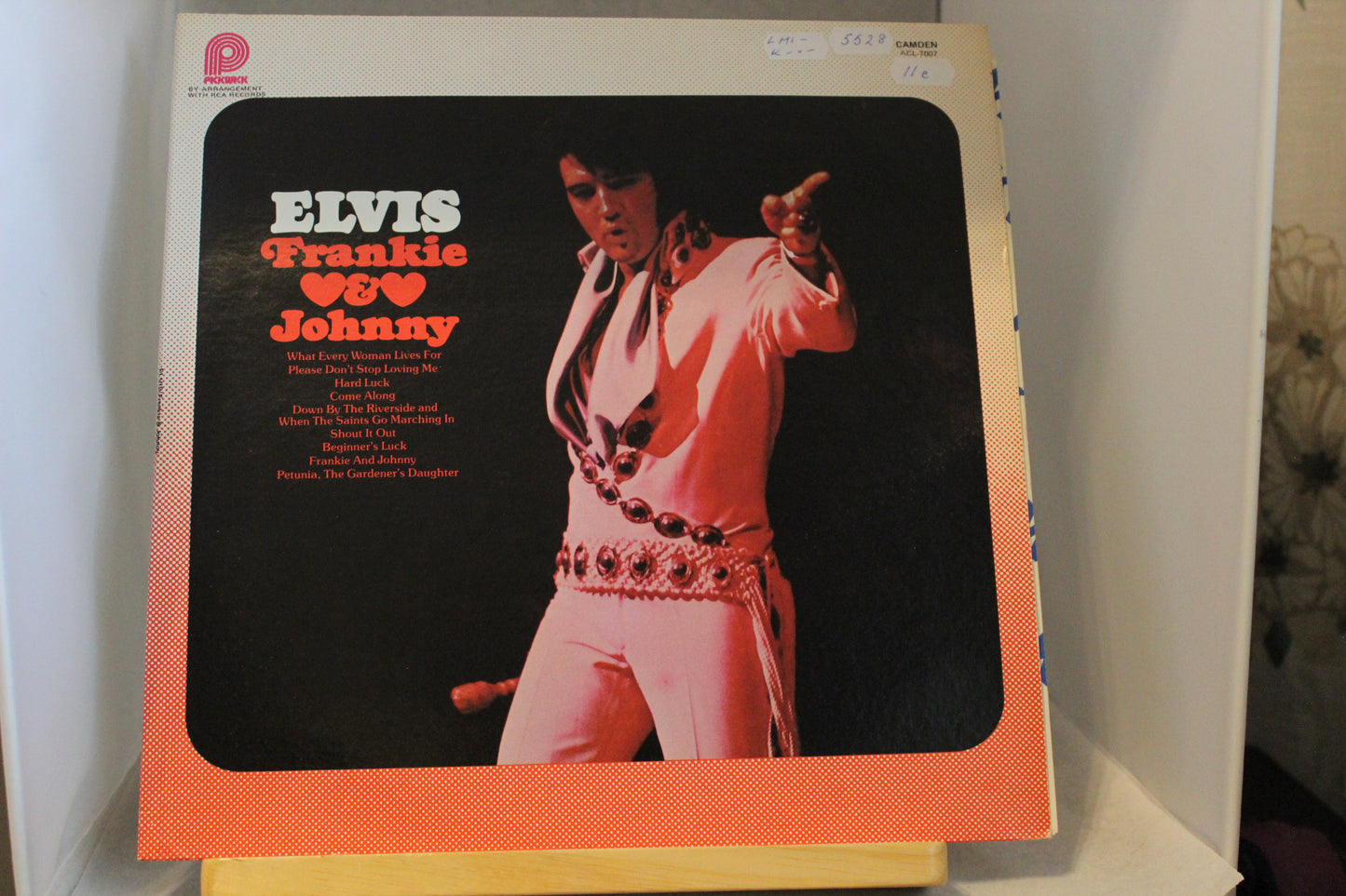 Elvis Presley Frankie and Johnny lp-levy