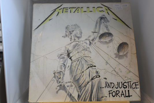 Metallica And justice for all lp-levy