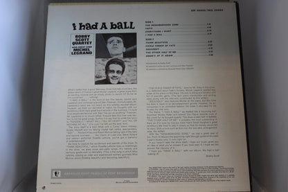 Bobby Scott Quartet guest star Michel Legrand I had a ball lp-levy