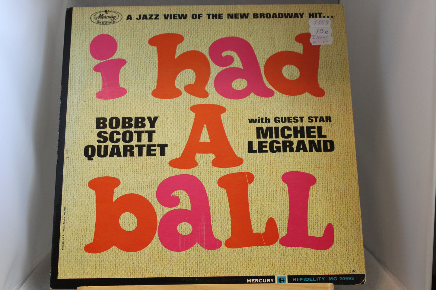 Bobby Scott Quartet guest star Michel Legrand I had a ball lp-levy