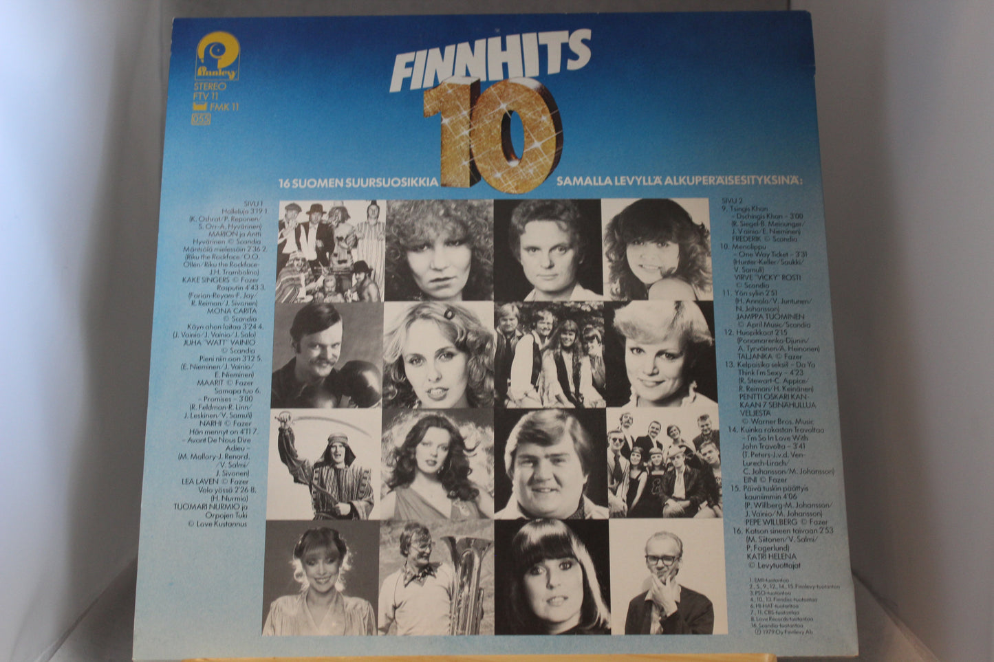 Finnhits 10 lp-levy