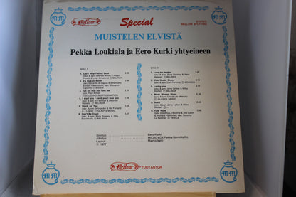 Pekka Loukiala Muistelen Elvistä lp-levy