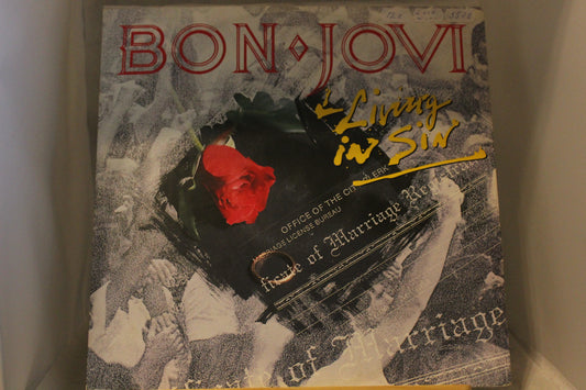 Bon Jovi Living in sin Maxi 12