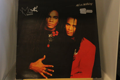 Milli Vanilli All or nothing lp-levy