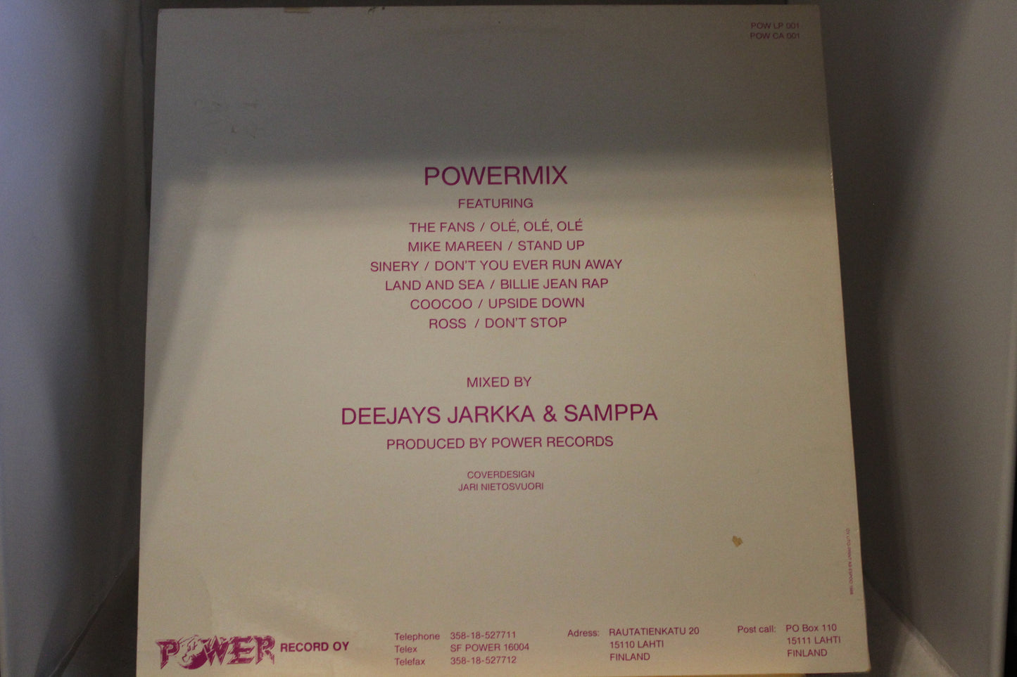 Powermix Summerparty volume1 lp-levy