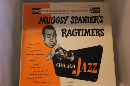 Muggsy Spaniers ragtimes Chicago Jazz lp-levy