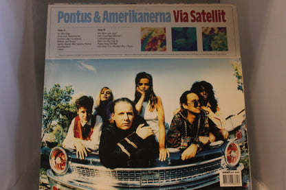 Pontus & Amerikanerna Via Satellit lp-levy