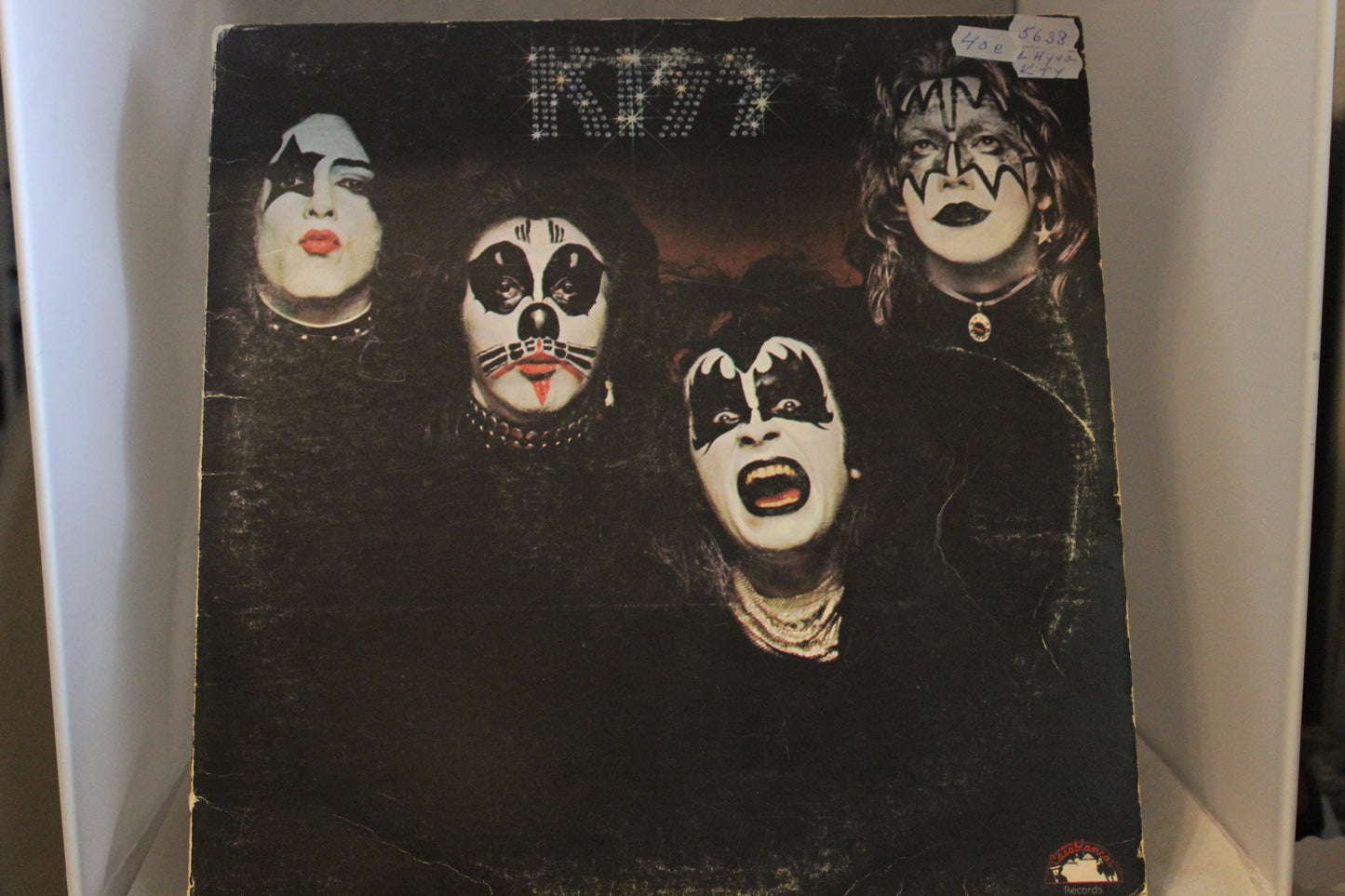 Kiss Squeezer Mispress painos lp-levy