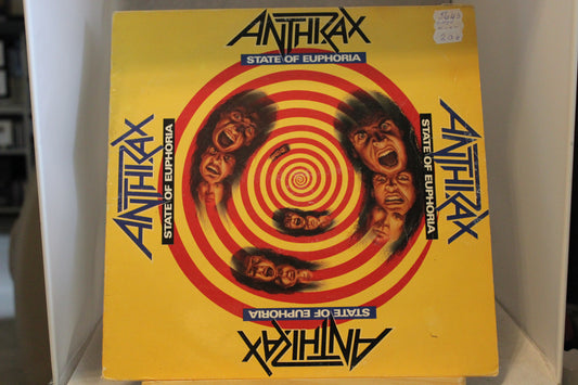 Anthrax State of Euphoria lp-levy