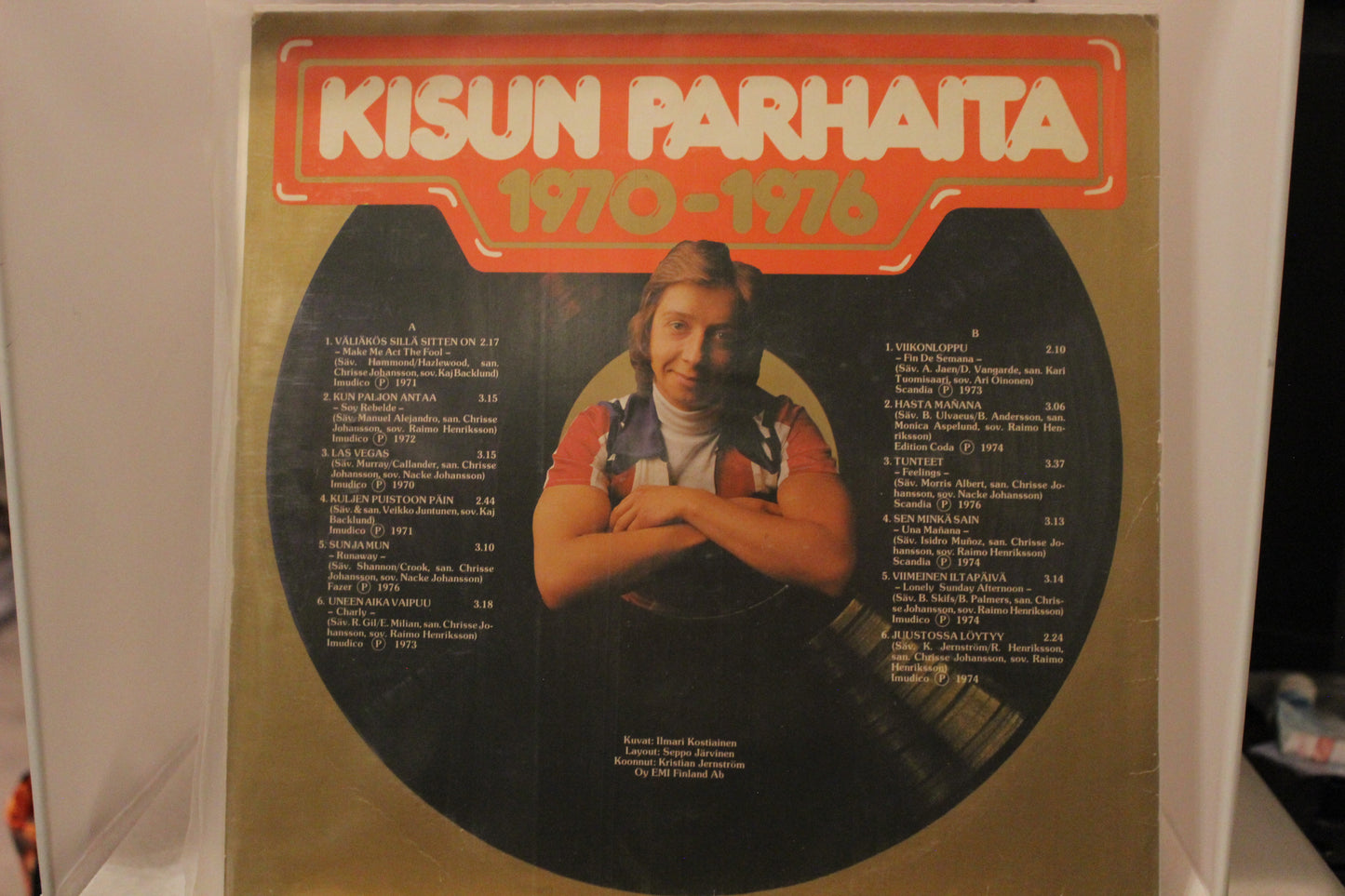 Kisun Parhaita 70-76 lp-levy