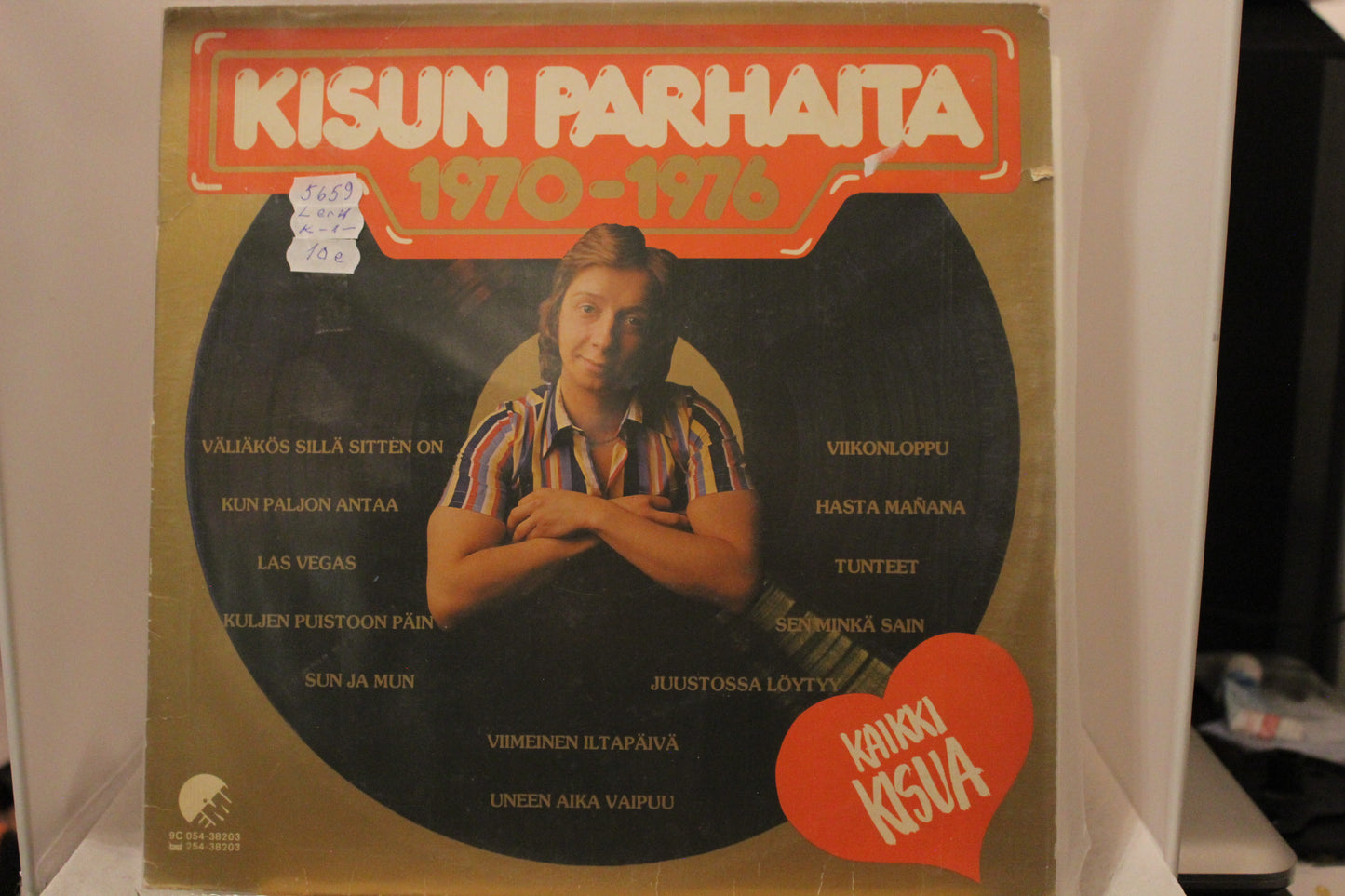 Kisun Parhaita 70-76 lp-levy