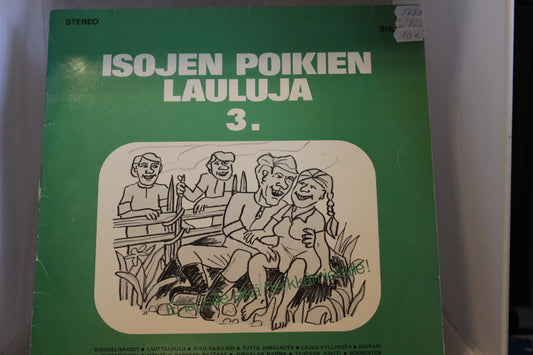 Isojen Poikien Lauluja 3 lp-levy