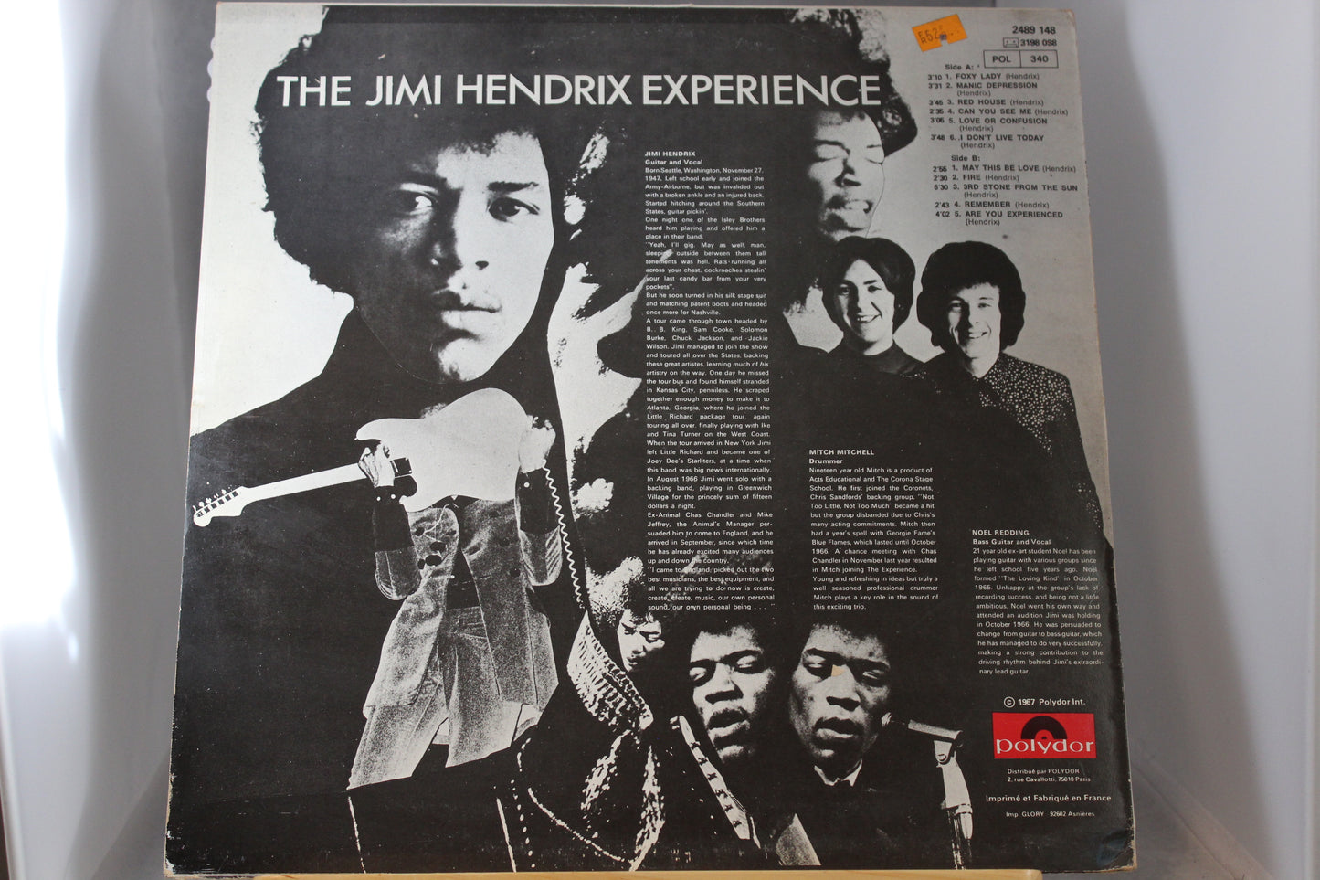 The Jimi Hendrix Experience Are you experienced lp-levy