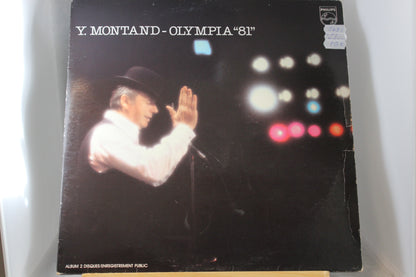 Yves Montand Olympia 81 Tupla lp-levy