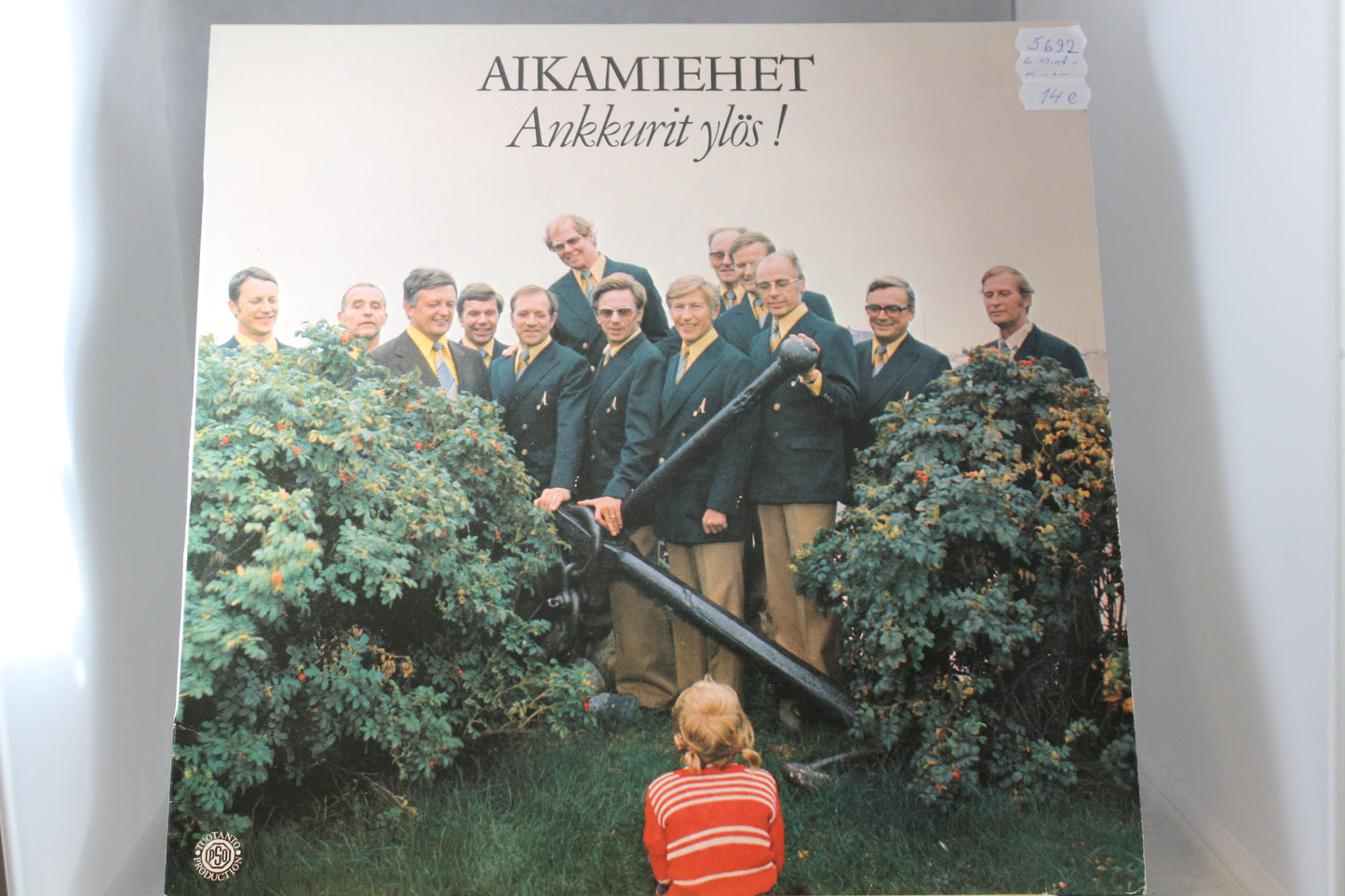 Aikamiehet Ankkurit ylös lp-levy