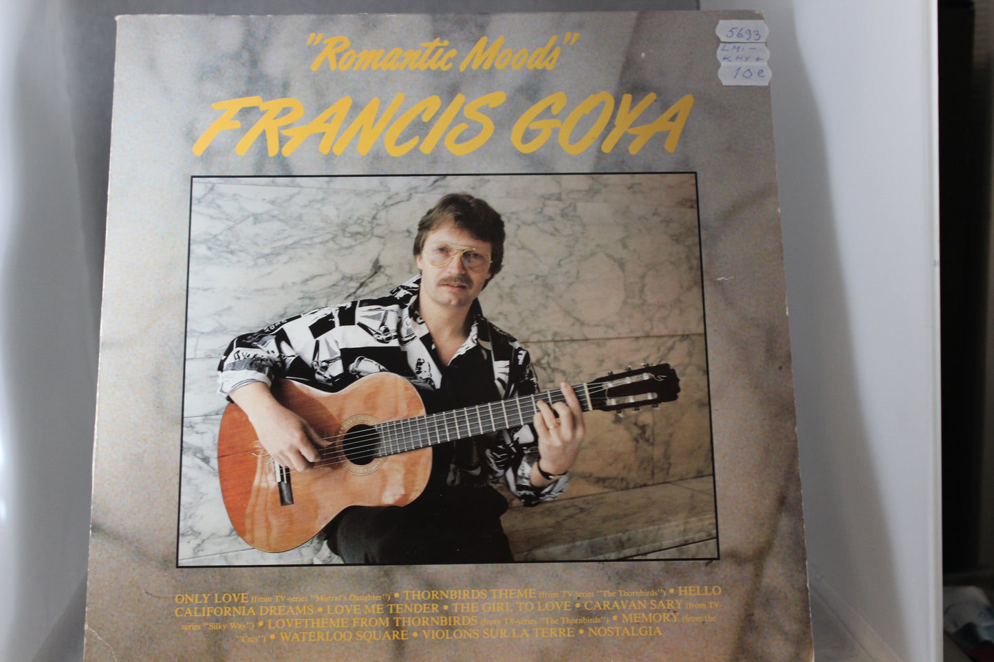 Francis Goya Romantic Moods lp-levy