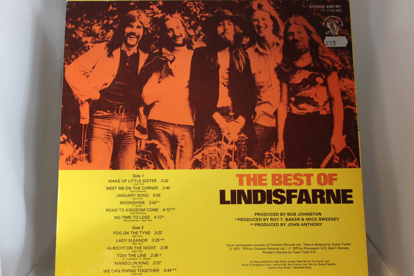 Lindisfarne Best of lp-levy