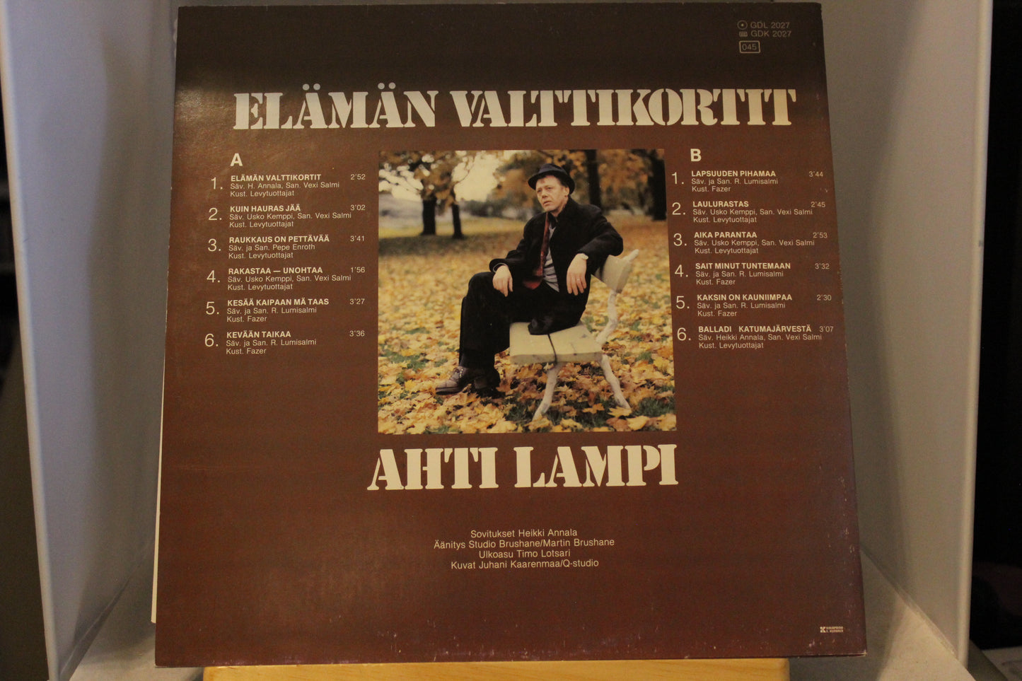 Ahti Lampi Elämän valttikortit lp-levy