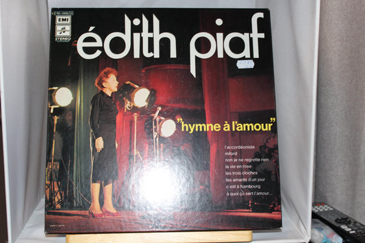 Edith Piaf Hymne alamour 3 lp-levyn boksi