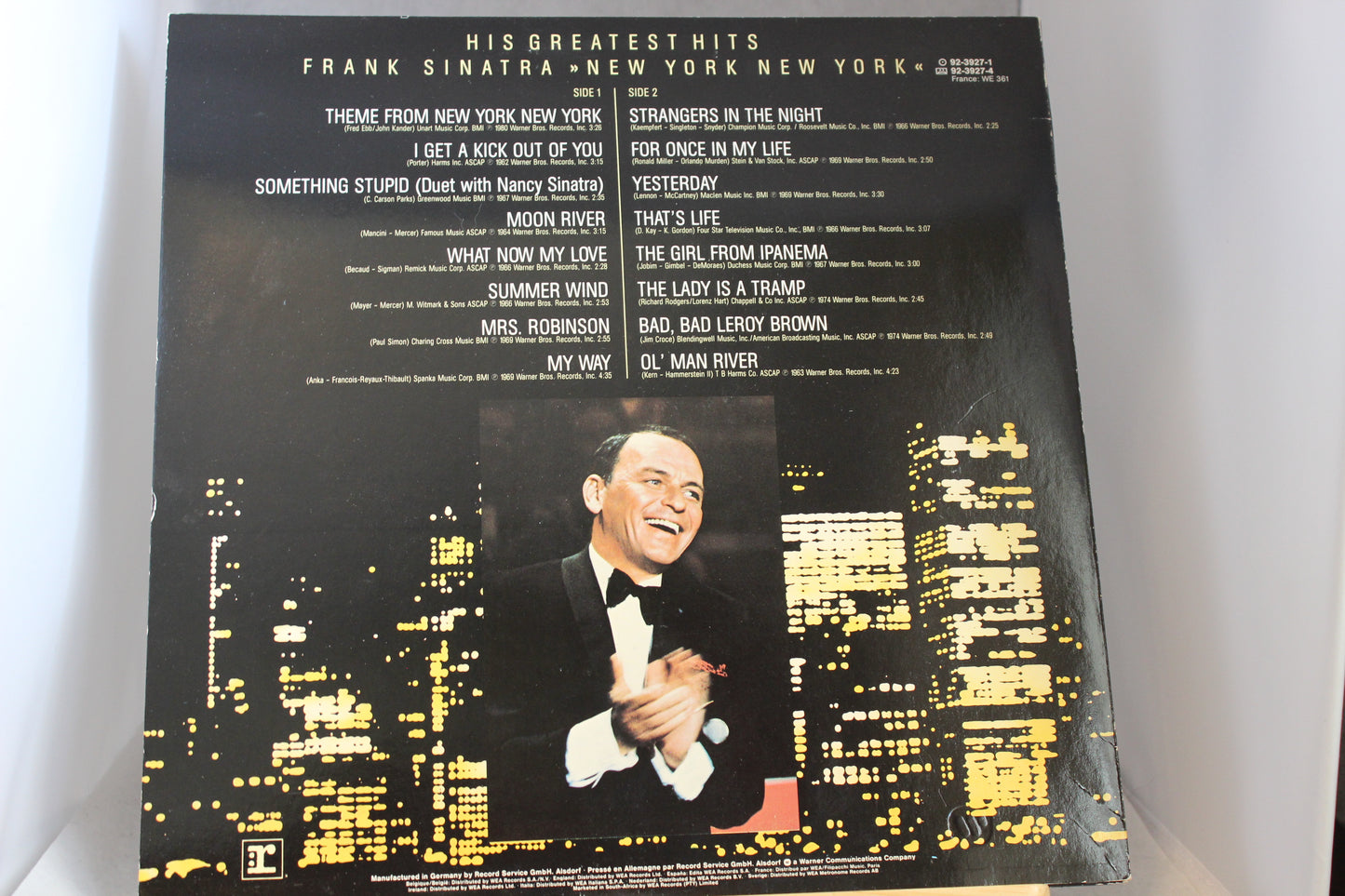 Frank Sinatra New york Greatest hits lp-levy