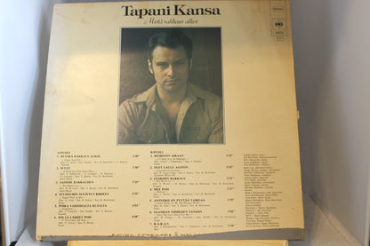 Tapani Kansa Mistä rakkaus alkoi lp-levy