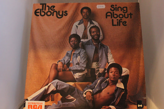 The Ebonys Sing about life lp-levy