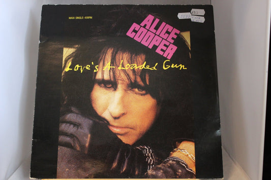 Alice Cooper Loves a loaded gun 12 single - Asadon AarteetSinglet