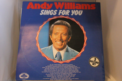 Andy Williams Sings for you Tripla lp - levy. - Asadon AarteetLp - levyt