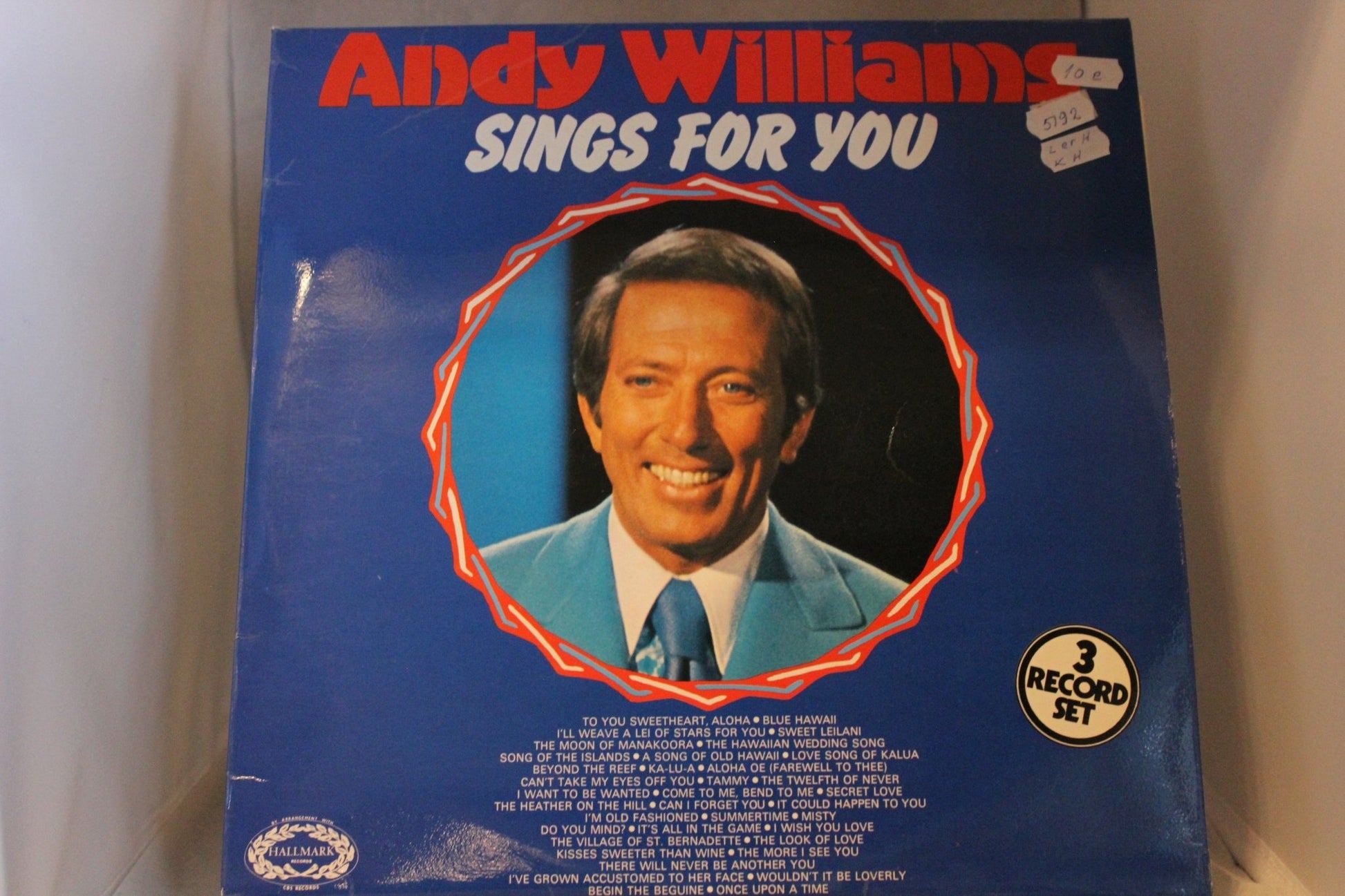 Andy Williams Sings for you Tripla lp - levy. - Asadon AarteetLp - levyt