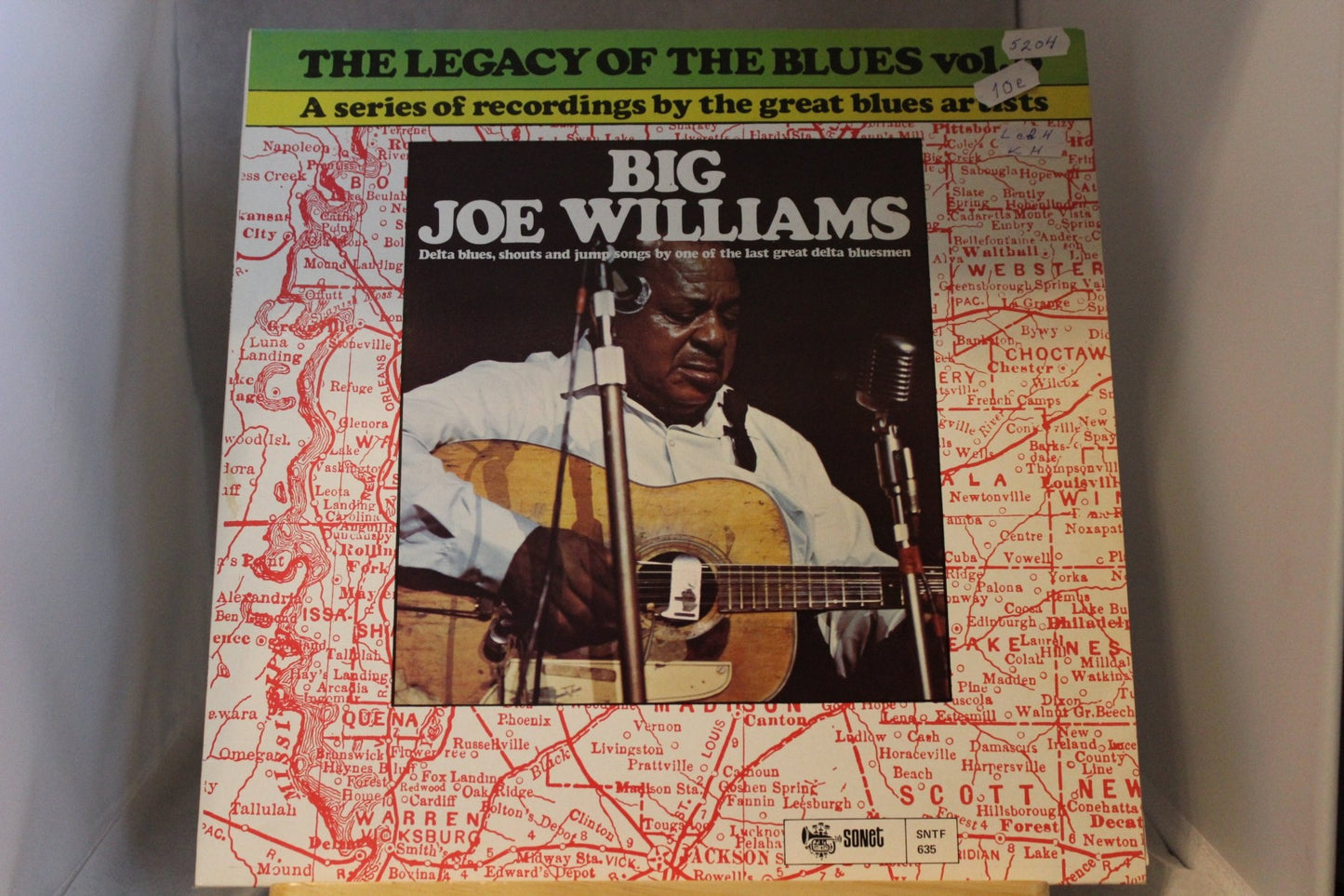 Big Joe Williams The legacy of the blues lp - levy 6 - Asadon AarteetLp - levyt