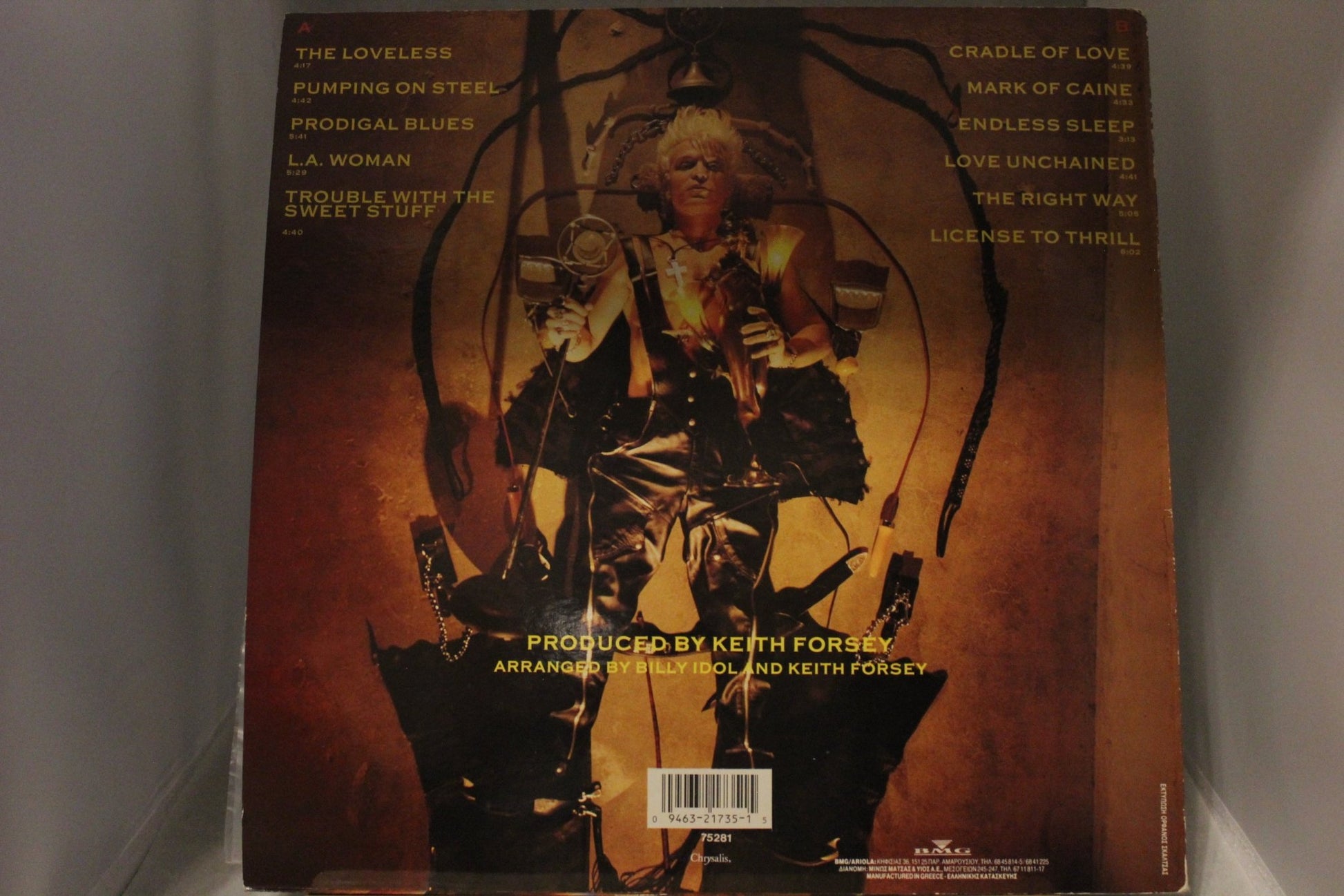 Billy Idol. Charmed life lp - levy - Asadon AarteetLp - levyt