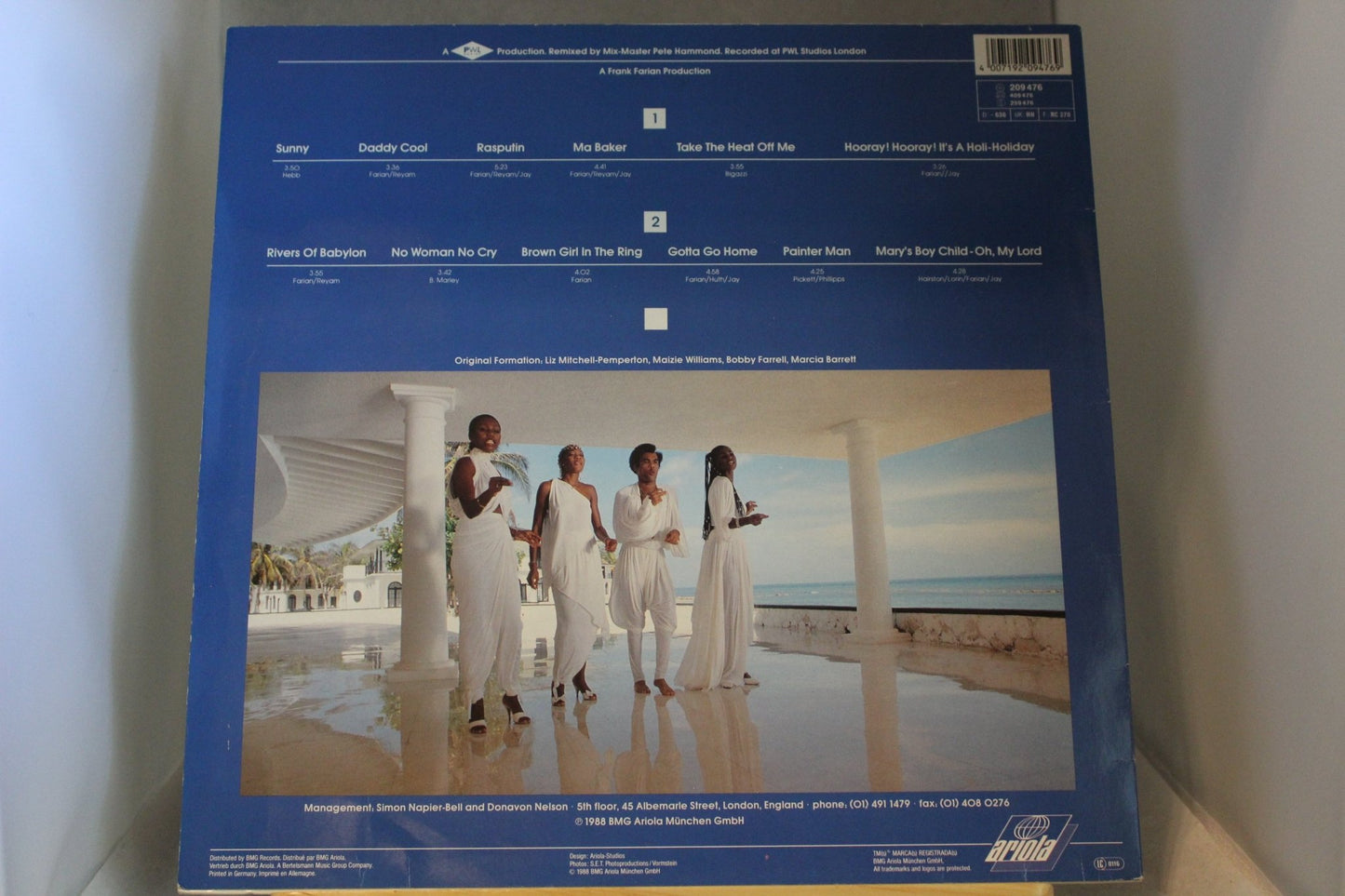 Boney M Greatest hits of all times lp - levy - Asadon AarteetLp - levyt