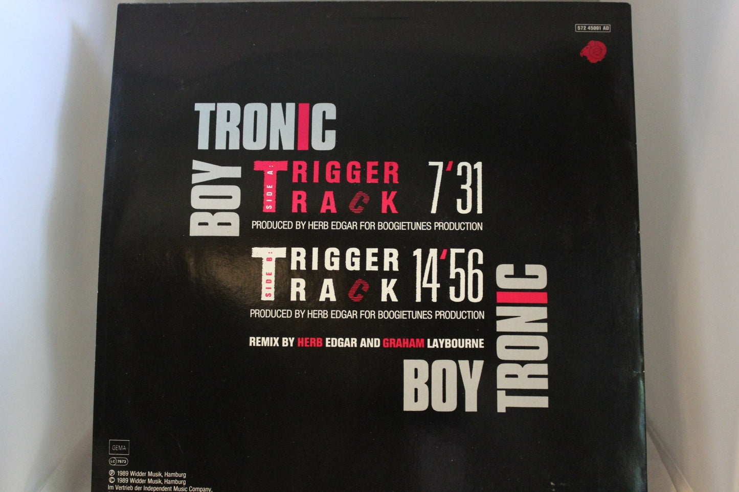 Boytronic Trigger track Single 12 - Asadon AarteetSinglet