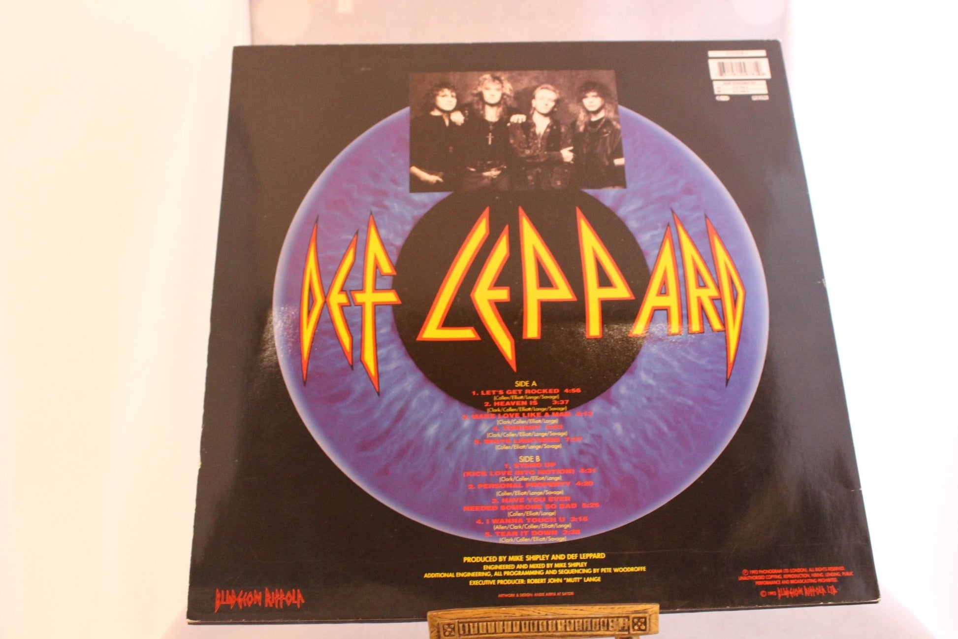 Def Leppard Adrenalize Lp - levy - Asadon AarteetLp - levyt