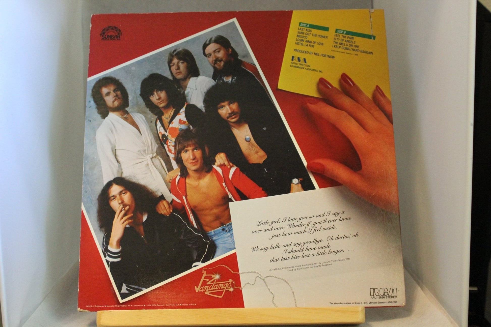 Fandango Last kiss lp - levy - Asadon AarteetLp - levyt