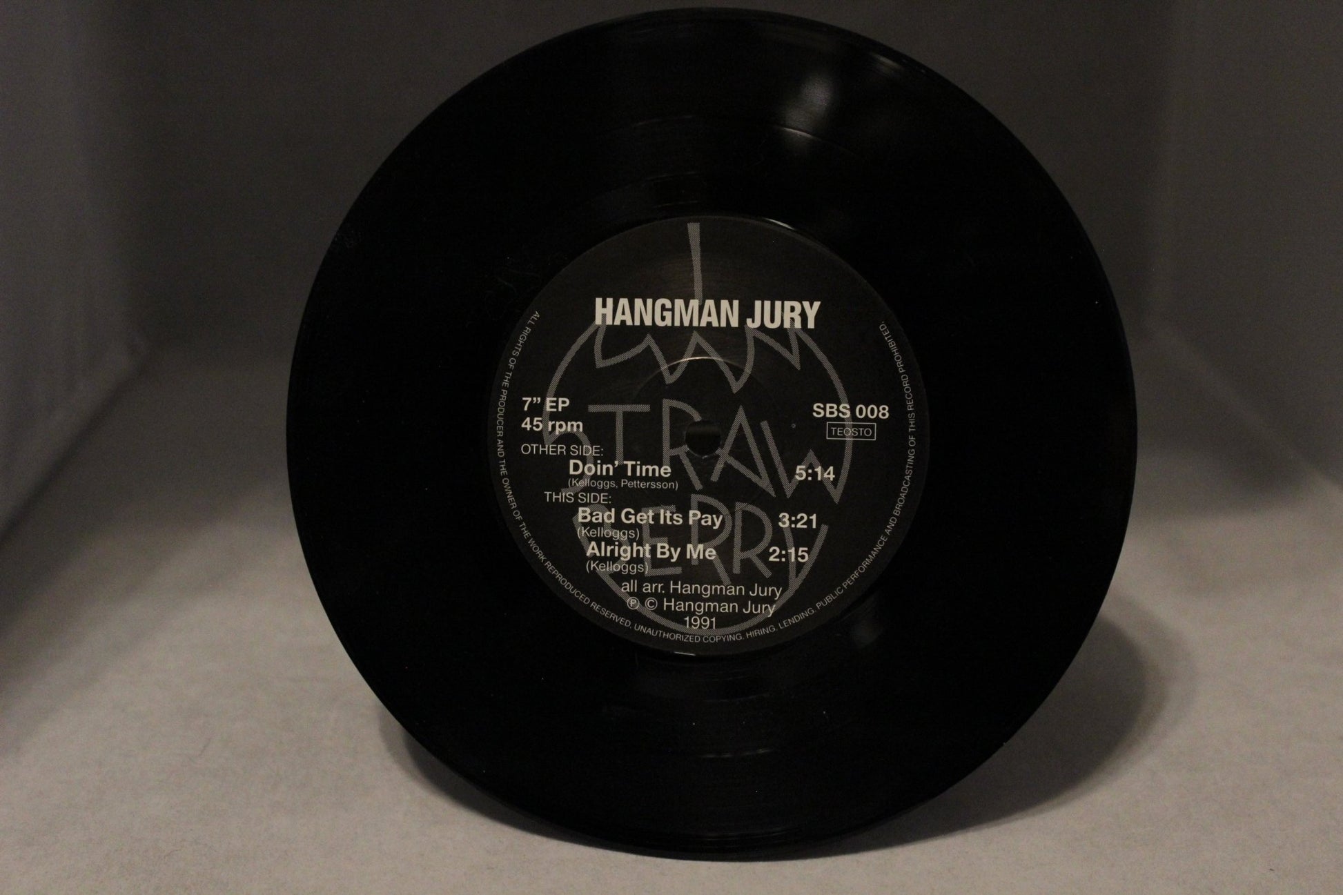 Hangman Gury single 7" - Asadon AarteetSinglet