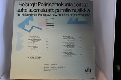 Helsingin Poliisisoittokunta soittaa uutta Suomalaista puhallinmusiikkia Lp - levy - Asadon AarteetLp - levyt