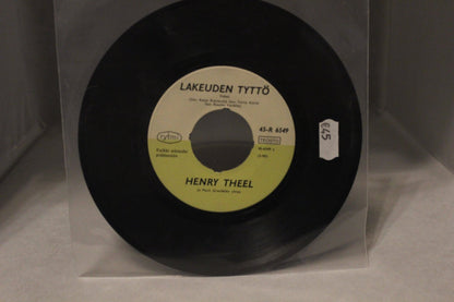 Henry Theel Lakeuden tyttö single 7" - Asadon AarteetSinglet