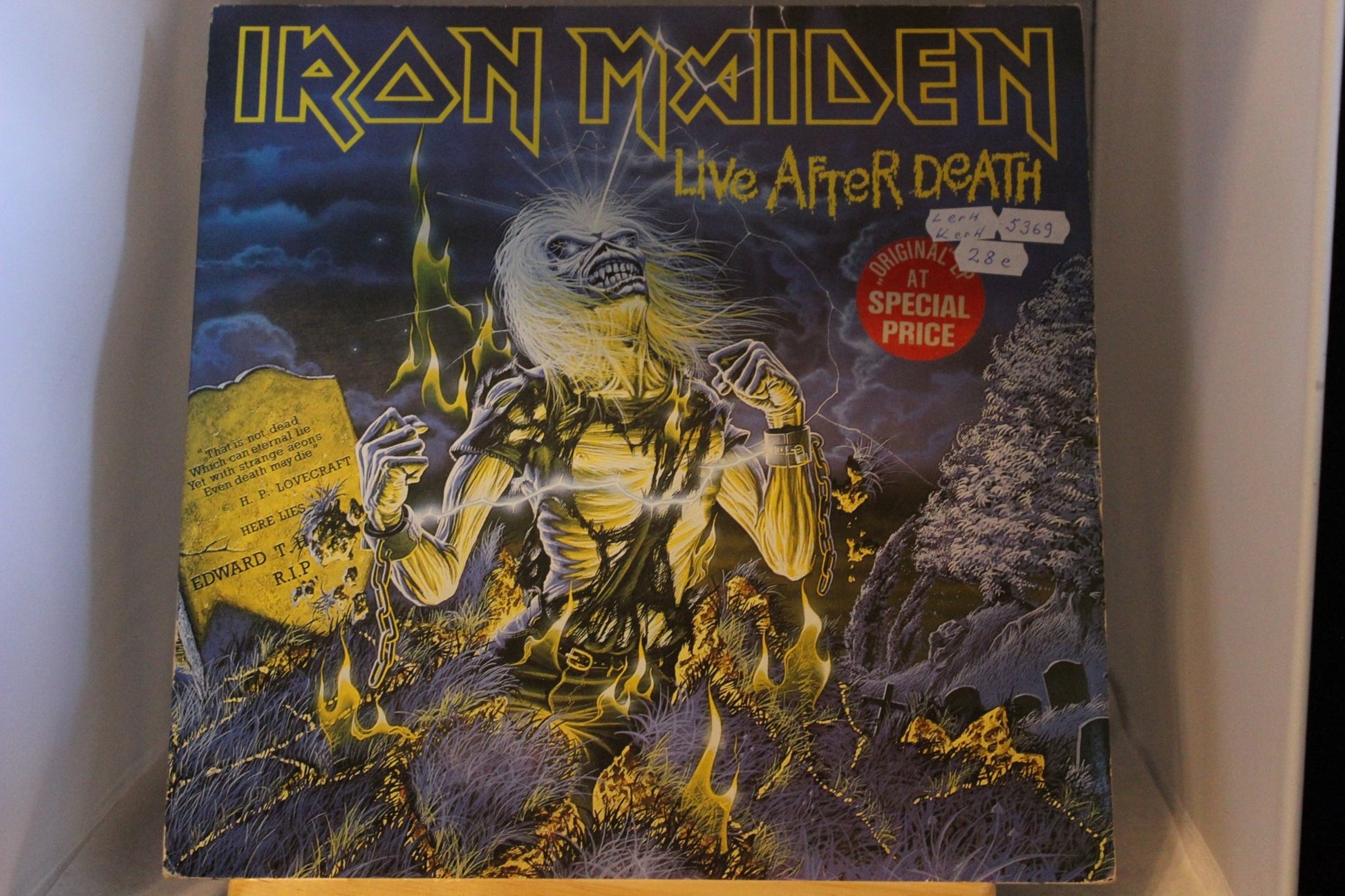 Iron Maiden Live after death Tupla lp - levy - Asadon AarteetLp - levyt