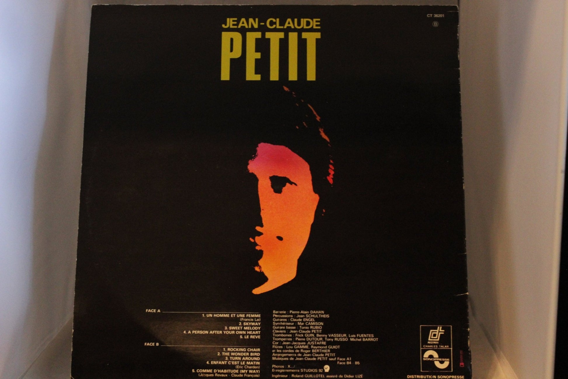 Jean - Claude Petit lp - levy - Asadon AarteetLp - levyt