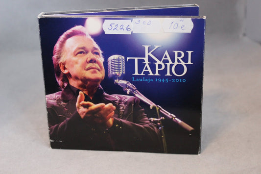 Kari Tapio Laulaja 1945 - 2010 3 cd boxi - Asadon AarteetKasetit, Levyt, Nauhat,yms.