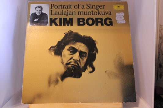 Kim Borg Laulajan Muotokuva Tupla lp - levy - Asadon AarteetLp - levyt